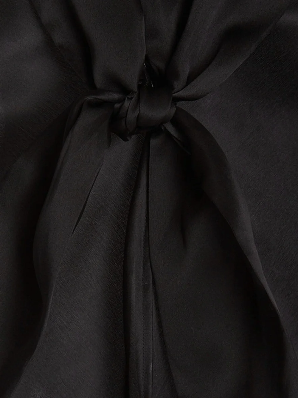 Andres Otalara Black Granda Silk Blouse - Picture 2 of 4